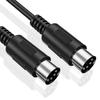 Par macho de línea MIDI línea de bus DIN de 5 pines Cable de extensión MIDI 1/2/3 m Línea de audio MIDI