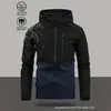 Jaqueta Masculina Leve Impermeável com Capuz Corta-vento Outdoor Macio