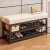 Banco para troca de sapatos, porta de casa, pode sentar, armário de sapatos, banco integrado, porta de entrada, luz, banco de sapatos de luxo de alta qualidade, sapateira de entrada