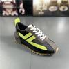 Sapatos Casuais Esportivos Respiráveis Masculinos Solado Grosso Aumentadores de Altura Sapatos de Argan Tendência Moda Versátil Sapatos de Malha Sapatos Combinando Cor Homens