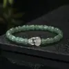 Pulsera Paso a Paso de Bambú de Jade Dongling 2024 Nueva para Novia Regalo de Vacaciones Pulsera de Cuentas de Transferencia de Calabaza de Cristal