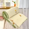 Colcha de Verano Refrigerante de Gasa de Doble Capa de Algodón y Lino Lavado Clase A, Colcha de Verano para Aire Acondicionado con Caja de Regalo, Colcha de Regalo Promocional