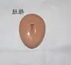 Modelo de rasgos faciales humanos perforado con punzón modelo de oreja de silicona nariz lengua ombligo ojos boca rasgos faciales humanos