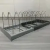 2024 Novo Estilo Venda Direta da Fábrica Suporte Retrátil Ajustável para Tampa de Panela Caixa de Armazenamento de Tampas de Panela Suporte Extensível para Tampa de Panela