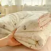 2026 Nuevo Modelo Colcha de Verano de Encaje de Gasa de Doble Capa tipo Nube, Colcha Refrigerante de Verano, Colcha para Aire Acondicionado