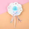 Decoración de pastel de bola de lentejuelas linda de 3 cm, creativa de fábrica, enchufe para pastel de bola de lentejuelas para postre de fiesta