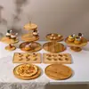 Expositor de postres, mesa expositora para pausa del té, bandeja expositora de snacks, bandeja para snacks de té, soporte para pasteles, soporte para snacks de té de la tarde