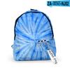 2021 Amazon Transfronterizo Nuevo Tie-Dye Estudiante Diario Impreso en 3D Calle Tela Oxford Mochila Cordón de Moda