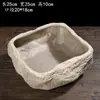 Macetas Cerámicas Creativas Inspiradas en Zen para Plantas Acuáticas, Macetas Hidropónicas Grandes, Recipientes para Lotos, Contenedores de Jardinería para el Hogar para Flores Frescas y Centella Asiática