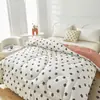 Colcha, Colcha de Invierno, Colcha de Primavera y Otoño, Colcha con Aire Acondicionado, Colcha, Colcha Individual, Colcha Doble, Relleno de Colcha para Dormitorio de Estudiantes