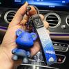 Llavero Colgante Oso Camaleón de Resina Oso Grafiti Oso 3D Pareja Llavero Decoración Muñeca al por Mayor