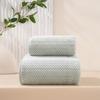 Toalla de baño de alta densidad de vellón coral, toalla de baño ancha, toalla absorbente estampada, toalla de baño grande gruesa, toalla de comercio exterior temu