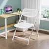 Cadeira Dobrável de Plástico Banqueta Cadeira com Encosto Cadeira para Dormitório Cadeira de Escritório Cadeira para Computador Cadeira de Treinamento Cadeira para Conferência Cadeira de Jantar Metabo