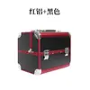Caja de Maquillaje Portátil de Aleación de Aluminio de Gran Capacidad, Caja para Tatuaje, Arte de Uñas, Extensión de Pestañas y Herramientas de Belleza, Caja de Maquillaje Portátil Multifuncional