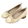 Zapatos de Salón de Tacón Oculto Estilo Francés para Mujer, Nuevos Zapatos Retro de Ante para Primavera y Otoño 2026, Mocasines Tipo Ballet Estilo Hada