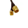 RG1.37 plateado fino RF coaxial alta frecuencia cable de prueba SMP-KW/SMA-J SMA revolución SMP doblado hembra 6G