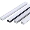 Calha de Luz de Liga de Alumínio Calha de Alumínio Embutida Linha U Luz Oculta Tira de Luz Preta Luz Linear de Teto Luz de Linha LED