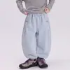 Pantalones de Invierno de Forro Polar para Niños, Grandes y Pequeños, 26, Nuevo Estilo de Invierno, Niños Niñas, Estilo Coreano, Color Sólido, Una Pieza, Forro Polar, Casual, Pantalones Largos