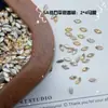 Diamantes de Zirconia 5A Color Champagne Premium para Decoración de Uñas, Mini Uñas Brillantes, Diamantes Pequeños Planos, Joyería Mixta Marquise al por Mayor