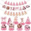 Nuevos Suministros de Decoración para Fiesta de Navidad Adornos de Panal Decoración de Ambiente de Mesa para Año Nuevo Soporte de Exhibición de Panal de Navidad