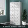 Gabinete de Taquillas para Empleados, Taquilla de Acero Metálico para Taller, Fábrica, Dormitorio, Oficina, Vestidor de Enfermeras, Gabinete de Zapatos con Múltiples Puertas