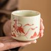 Fábrica Todo el Camino con Taza Recta Antiescaldado Cerámica Taza de Té Taza Maestra Juego de Té Taza de Té Kung Fu Individual