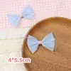 Nuevos accesorios para el cabello de malla brillante estilo coreano, accesorios para zapatos y sombreros, accesorios para ropa de muñecas, corbatas de moño y piezas de moño semiacabadas