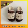 Lindos Zapatos Birkenstock de Encaje, Medias Zapatillas con Puntera para Mujer, Nuevos Zapatos de Algodón Birkenstock con Suela Gruesa para Aumentar la Altura, Otoño e Invierno 2025