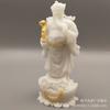 Adornos de Guanyin de Piedra Noctilucente Guanyin Bodhisattva Seguro Muebles para el Hogar Adornos para la Entrada de la Sala de Estar Artesanías Hechas a Mano