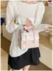 Mochila Yuezi Estilo Coreano de Bolinhas para Mulheres 2026 Nova Moda Tendência Bolsa de Mão Diária Casual Mini Mochila Escolar