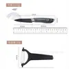 Cuchillo de Caja Plegable de Acero Inoxidable Doble Chapado Más Vendido Transfronterizo Juego de 6 Piezas Utensilios de Cocina Juego de Cuchillos de Chef Cuchillo para Frutas