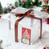 Caja de Empaque para Horneado Navideño Caja de Empaque para Pastel Caja de Empaque para Tiramisú Caja para Pasteles Pequeños Navideños a Temperatura Ambiente