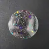 Película Protectora de Superficie para Insignia de Película Láser de 58 mm, Película Transparente de Estrellas y Flores, Película Delgada Hecha a Mano para Manualidades