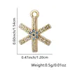 Distrito Lu Joyería Explosiones Transfronterizas Colgante Pequeño Chapado en Cobre Oro de 18k Microincrustado Circonita Simple Atmosférico Sentido Avanzado Cadena para Clavícula