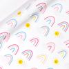 Papel de Envoltura de Rollo Estrella Nuevo Día de San Valentín Cumpleaños Papel de Envoltura de Regalo Grava Arcoíris Lunares Tamaño Grande Papel de Regalo