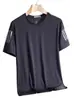Estilo Nuevo de Verano Transfronterizo Manga Corta para Hombre Estilo Coreano Moderno Sencillo Tops de Media Manga Sueltos Casuales Camisetas de Marca Modernas
