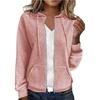 Ropa de Mujer Transfronteriza Europea y Americana Estación Independiente de Amazon Aliexpress Sudadera con Capucha y Cremallera Chaqueta