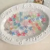 Acrílico Transparente Chapado en UV Estrella de Mar de Colores Serie Oceánica Cadena para Teléfono Llavero Colgante Materiales para Accesorios