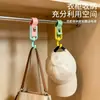 Gancho para pipa tipo clip de dopamina, clip de cocina, sin taladro, móvil, deslizante, estante de plástico para toallas