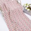Tecido de Camisa com Estampa Floral Pequena, Elasticidade em Quatro Direções, Tecido de Saia Floral Infantil, Tecido Floral Liso 100% Poliéster, Elasticidade Leve