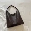 Bolsa de Ombro Simples Casual Retrô Grande Capacidade Nova Bolsa Tote Tecida Textura de Alta Qualidade da Moda Bolsa para Deslocamento Mãe-Filho