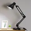 Disfruta de dominio American led brazo largo dormitorio estudiantil escritorio habitación dormitorio aprendizaje enchufe U SB plegable regulación de intensidad color lámpara de escritorio