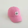 Gorra Chenjing para Niños Primavera y Otoño Nuevo Estilo Coreano Bordado de Letras Gorra de Béisbol para Niño Sombrilla para Exteriores Sombrero de Protección Solar para Niña