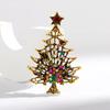 Broches Europeos y Americanos de Nueva Moda para Año Nuevo y Navidad, Pines de Árbol de Navidad, Accesorios para Mujer, Accesorios de Decoración para Ropa Transfronteriza