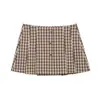 ZA atacado de roupas femininas transfronteiriças colete xadrez justo saia calça terno de moda 4749824 5427400