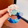 Goma para el pelo de Kuromi de dibujos animados para niños, Goma elástica trenzada para niñas, Accesorio para moño, Serie de colores caramelo