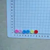 Botões Pequenos Coloridos Kit de Material Artesanal DIY Colagem Criativa para Jardim de Infância Botões Redondos de Resina para Crianças