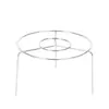 Estante para Brochetas para Freidora de Aire para Uso en Casa, Estante para Barbacoa de Acero Inoxidable, Parrilla Vertical, Estante Redondo para Horno Colgante Ff