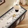 Mantel individual de estilo vintage, de alta calidad, impermeable, a prueba de aceite, resistente al calor, lavable, antiarañazos, resistente a altas temperaturas, protector de superficie para mesa de centro