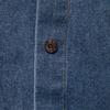 AIOPESON Camisas vaqueras 100% algodón para hombre, camisa vaquera gruesa de otoño de alta calidad para hombre, camisa vaquera informal con botones de color liso